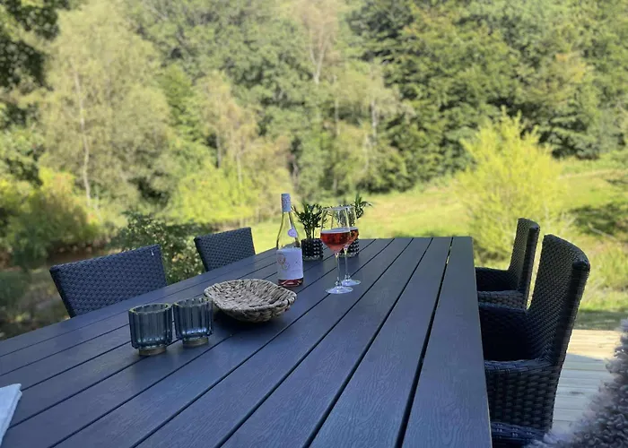 Naturperle Midt I Skoven, Ved So Og Eng 빌라 바일레